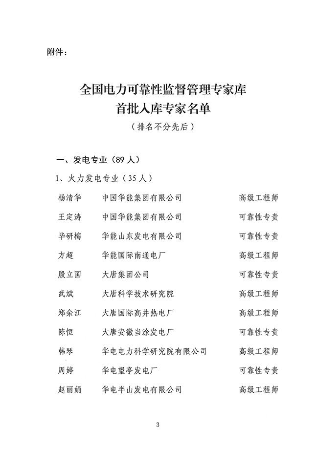 国家能源局综合司关于公布全国电力可靠性监督管理专家库首批入库专家名单的通知3.jpg
