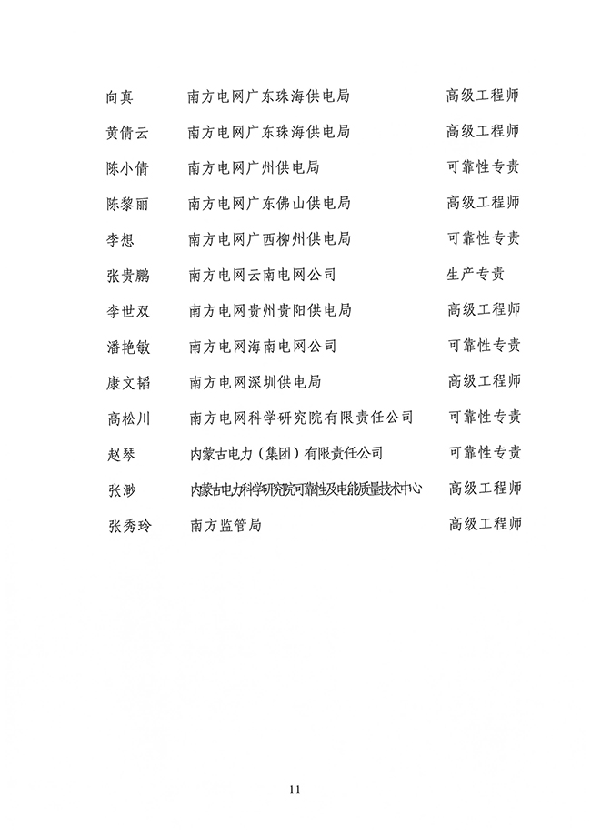国家能源局综合司关于公布全国电力可靠性监督管理专家库首批入库专家名单的通知11.jpg